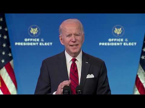 拜登公佈五點計劃加快疫苗推廣進度 (Biden unveils five-point plan to speed vaccine rollout)