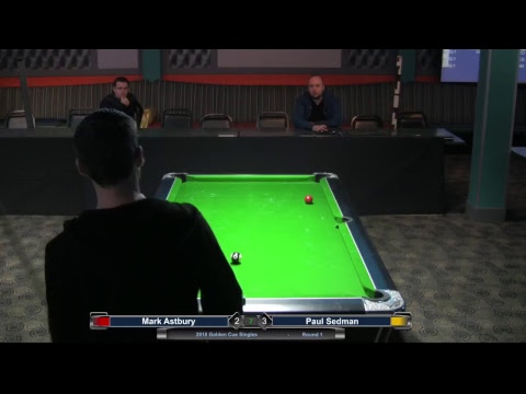 2018 Golden Cue Singles - Round 1 - Mark Astbury v Paul Sedman