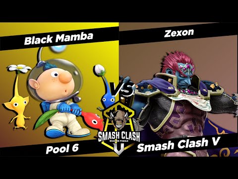 Pool 6 - Black Mamba (Olimar) VS Zexon (Ganondorf) - Smash Clash V - SSBU