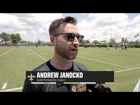 Saints QB Coach Andrew Janocko interview | 2024 Saints OTAs 5/21/2024