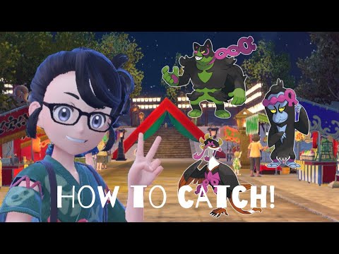 How to Catch Okidogi, Munkidori, Fezandipiti - Pokemon Scarlet & Violet DLC The Teal Mask