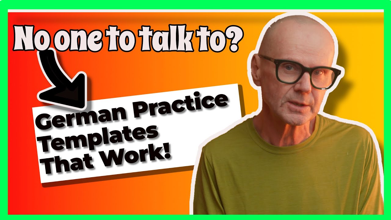 TRY THIS to Practice SPEAKING GERMAN