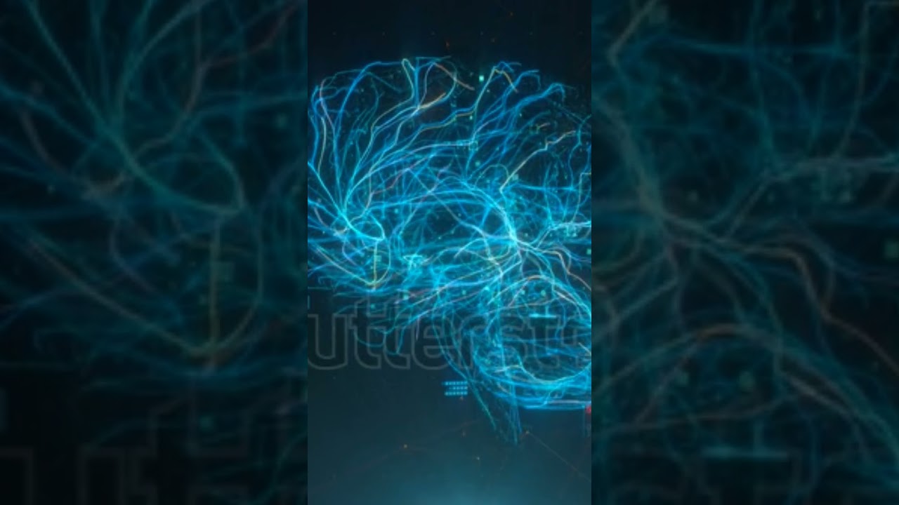 Futuristic human brain interface concept. Brain scan technology. Neurosurgery diagnostic