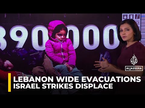 Israel orders evacuations across 14% of Lebanon as 1.2 million are displaced