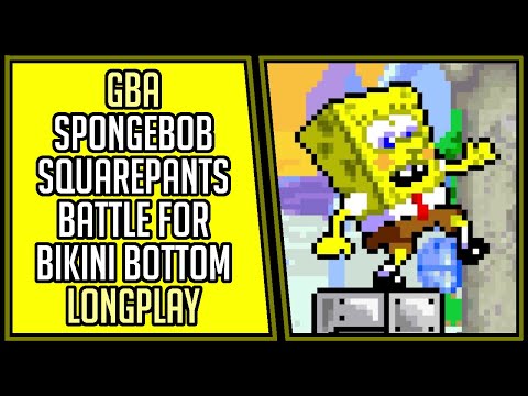 SpongeBob SquarePants: Battle for Bikini Bottom (100%+Bonus) | GBA | Longplay #40 [4Kp60]