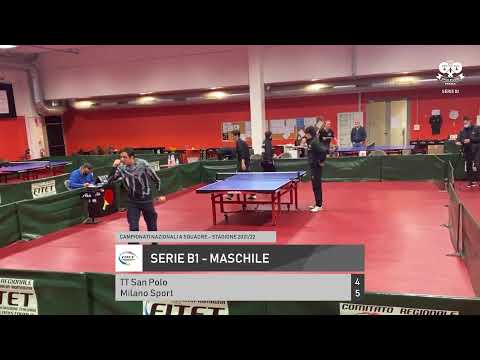 SERIE B1 MASCHILE /  TT SAN POLO - MILANO SPORT