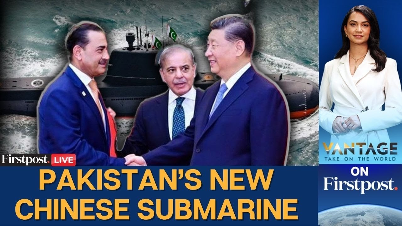 LIVE: Pakistan Inducts First Chinese Attack Submarine: Concern for India? | Vantage on Firstpost