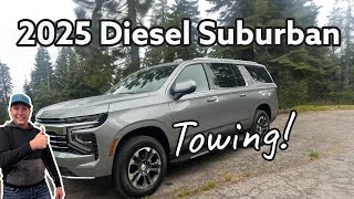 2025 Chevy Suburban LT 3.0L LZ0 Duramax Diesel Towing 1,300 MPG