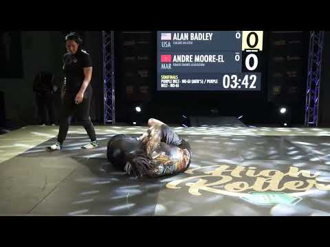 SEMIFINAL: Alan Badley vs Andre Moore-El - High Rollerz Open Purple Belt No-Gi Division