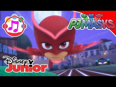 PJ Masks-Pyjamahelden ♫ Hoch hinauf, Eulette! ♫ | Disney Junior Musik