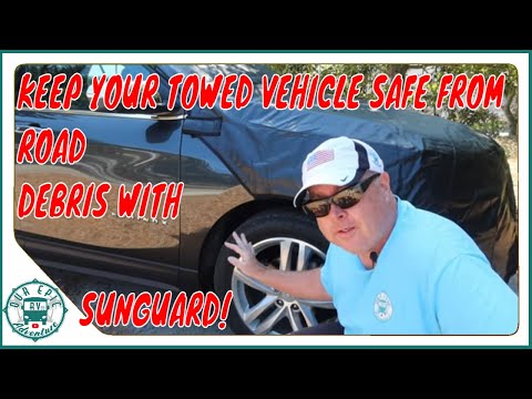 KEEP YOUR VEHICLE SAFE & CLEAN WHILE TOWING? Sunguard Tow Car Shield to the Rescue!!
