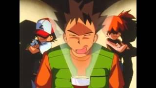 Ash Misty and Brock make fun of Team Rocket