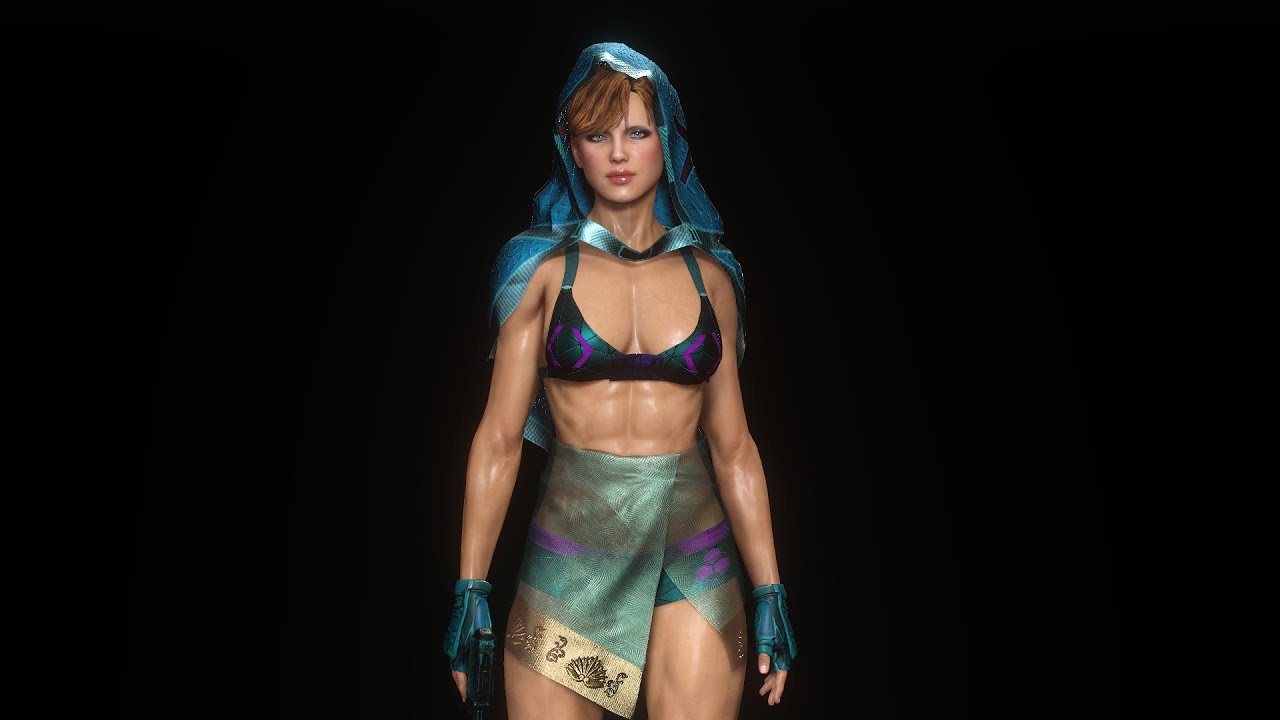 Sexy Cyber Assassin 3D Model