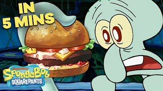 Squidward’s First Krabby Patty 🍔 in 5 Minutes
