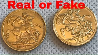 How Can you Tell if An Antiques Gold Sovereign Is Real - Beginners Guide
