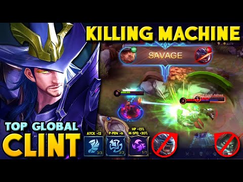 Extreme Crit Damage! Revamped Clint is so Powerful! Build for Buffed Clint Shadow Omen Gameplay ML