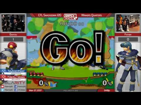CFL Smackdown 120 Melee - Gahtzu (Falcon) vs Father (Marth) - Winners Quarters