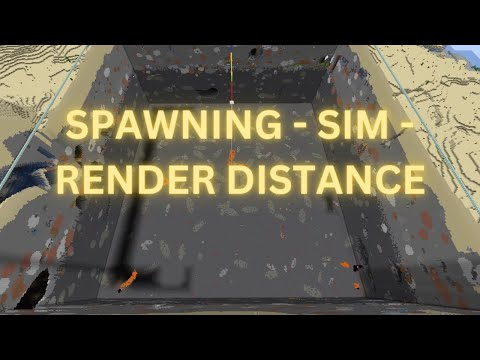 Mob Spawning Simulation Distance Render Distance Minecraft