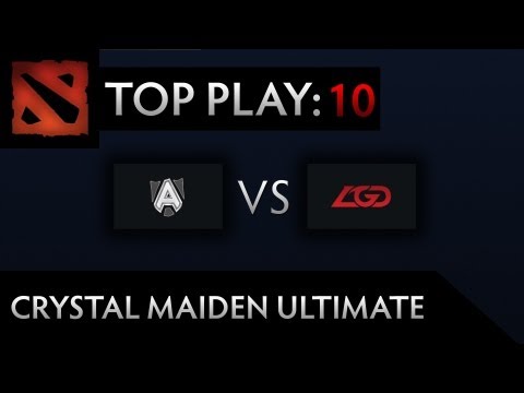 Dota 2 TI3 Top Play - Clip 10 - Crystal Maiden Ultimate (+ Sentry for Alchemist)