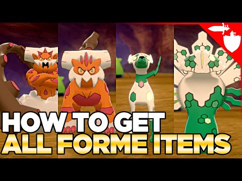 How To Get ALL FORM Changing Items in Pokemon Sword & Shield DLC Crown Tundra