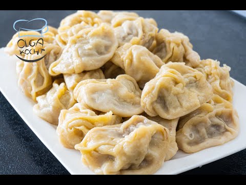 Make juicy Manti yourself | Maultaschen with minced meat filling | Olga Kocht