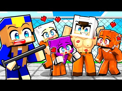 BÜTÜN KIZ MAHKUM HAYRANLARIM BANA AŞIK OLDU 😱❤️ Minecraft