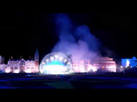 Bundescamp der Pfadfinder 2022 in Gotha - Eröffnung mit Feuerwerk