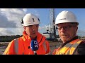 Eerste paal Hollandtunnel in de grond geslagen