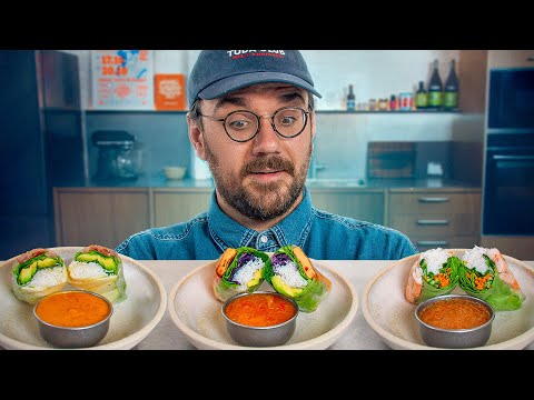 3 recettes de rouleaux de printemps qui vont vous rendre accros ! bacon, omelette & crevette 👀