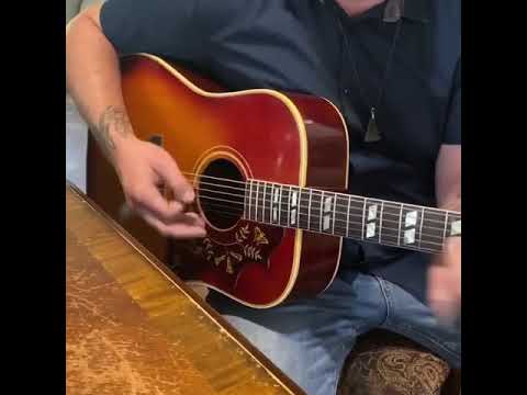 Blues on my 1963 Gibson Hummingbird
