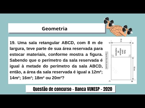 Geometria - Matemática Para Concurso vídeo 70 - Banca Vunesp
