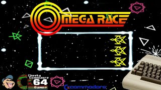 OMEGA RACE – Commodore 64 (1982) | Midway’s Vector Shooter Reimagined for C64