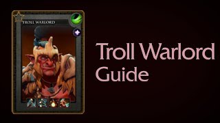 Troll Warlord guide (in English and Russian)