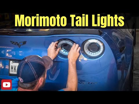 CORVETTE C6 MORIMOTO TAIL LIGHTS - Unbox, Install, Review, & Montage