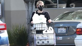 Emma Roberts Stocks Up On TP And Paper Towels During Global Health Scare