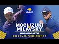Shintaro Mochizuki vs. Daniel Milavsky Highlights | 2026 US Open Qualifying Round 1