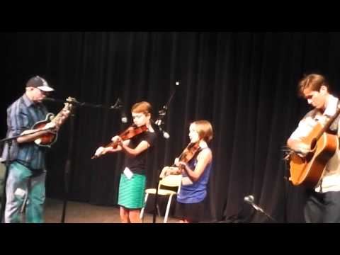 Celeste and Sophie Pena - 2012 Weaverville Fiddle Contest - Jr Twin Fiddle