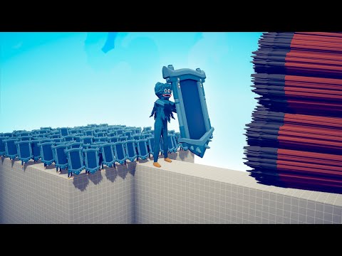 100x POPPY PLAYTIME MIRROR SHIELD vs EVERY GOD - TABS | Totally Accurate Battle Simulator 2023