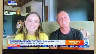 Curt Smith and daughter Diva’s Interview on KTLA