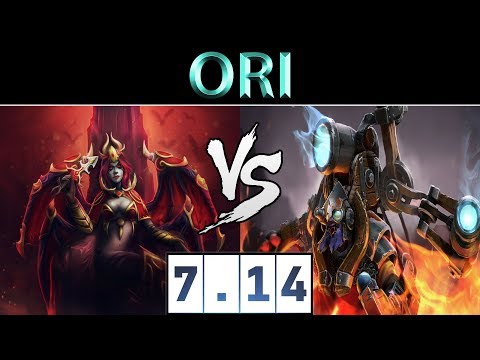 Ori [Queen of Pain] vs [Tinker] ► Rank #2 China Mid ► Dota 2 7.14