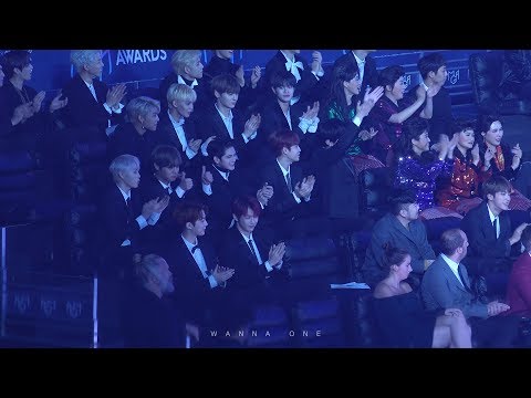 181106 MGA 워너원 대기석 모습 2