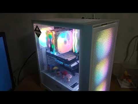 darkFlash DRX70 MESH RGB 강화유리 (화이트)