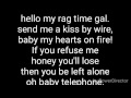 Hello My Baby Ivor Biggun W Lyrics