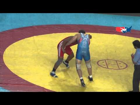 Cadet World GR - Nash (USA) tech. fall Ravi (IND), 100 kg
