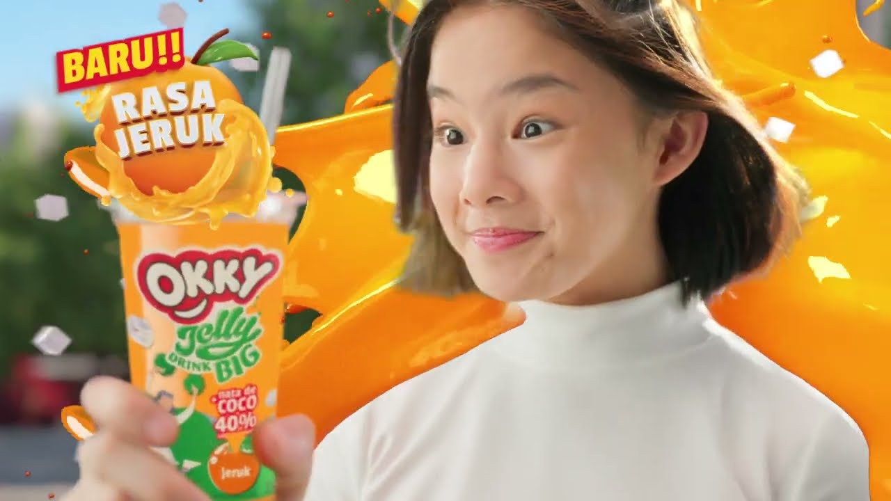 Rasa jeruk! Rasa baru dari Okky Jelly Drink BIG!