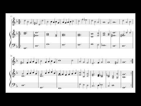 G.  Frescobaldi, Se l'aura spira, for tenor recorder and harpsichord