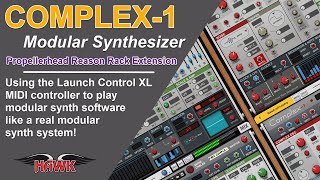 Video thumbnail for Modular Synth Software - Complex-1 Reason Rack Extension by Erik Hawk