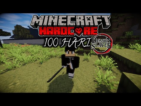 Endisan24 - 100 DAYS IN MINECRAFT HARDCORE DEMON SLAYER AND THIS IS WHAT HAPPENED.. ( PART 1 )