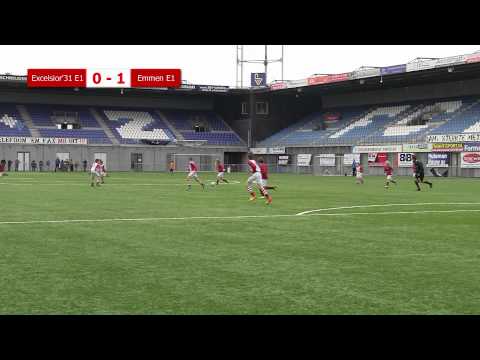 Excelsior'31 E1 - Emmen E1 (toernooi FC Zwolle)