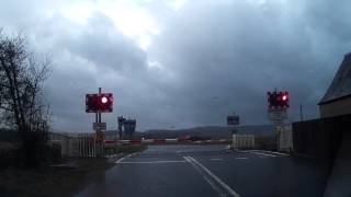Winter Drive To The Level Crossing Forteviot Perthshire Scotland
